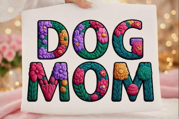 Celebrate Pet Moms with Floral Dog Mom Mama Graphics