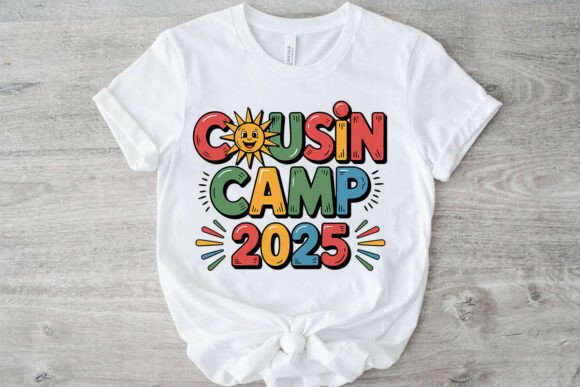 Cousin Camp 2025: Your Nostalgic Summer Design Asset