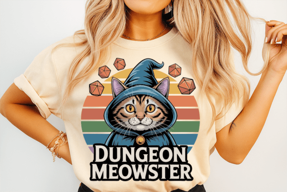 Dungeon Meowster Cat Dungeons and Dragon: A Whimsical Adventure in Design