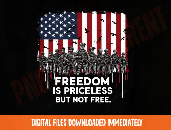 Freedom Priceless Png: Veteran Png for Impactful Design