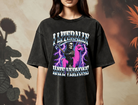 I Literally Hate Everyone Png: A Grim Reaper with Attitude