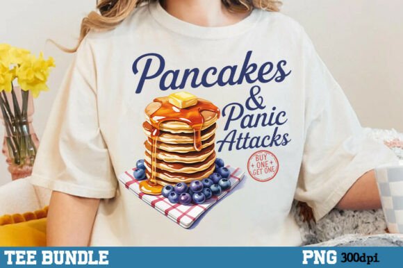 Pancakes and Panic Attacks PNG: A Designer's Honest Take on This Bold Graphic