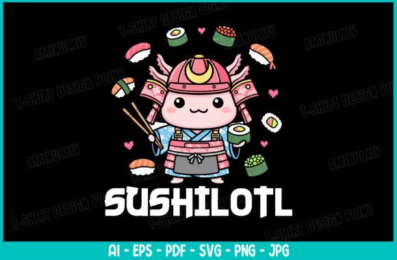 Sushilotl SVG: A Kawaii Fusion for Creative Projects