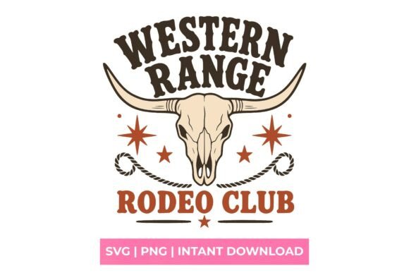Western Range Rodeo Club SVG: A Designer's Look at This Bold Graphic Set