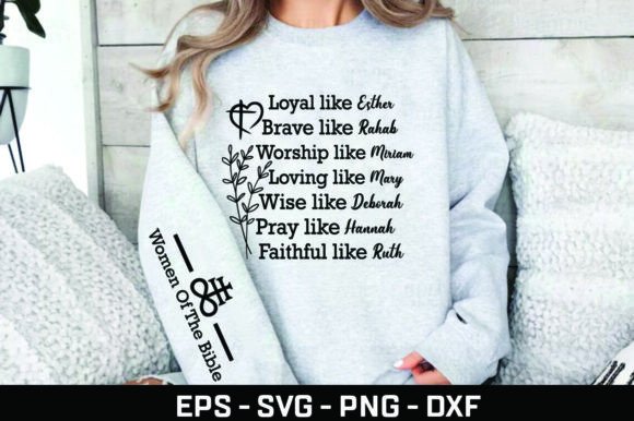 Women of the Bible Svg PNG: A Versatile Design Asset for Modern Creators